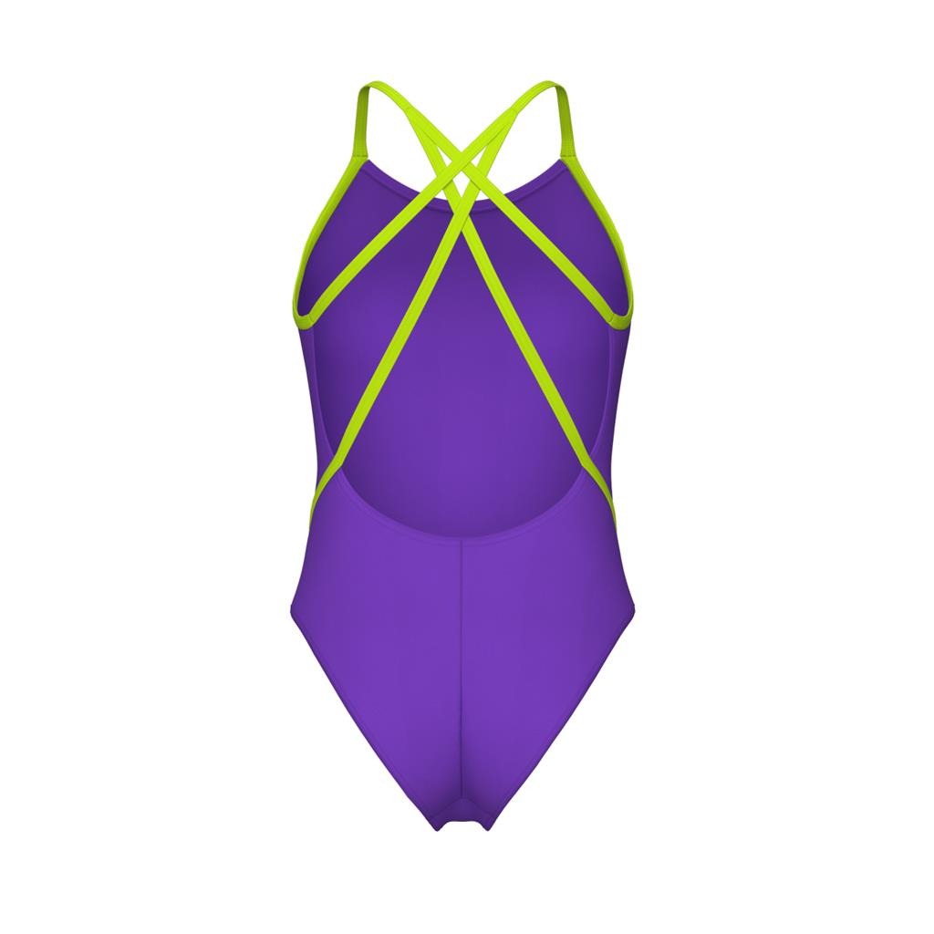 Arena Women's Web Back Solid One Piece Swimsuit
