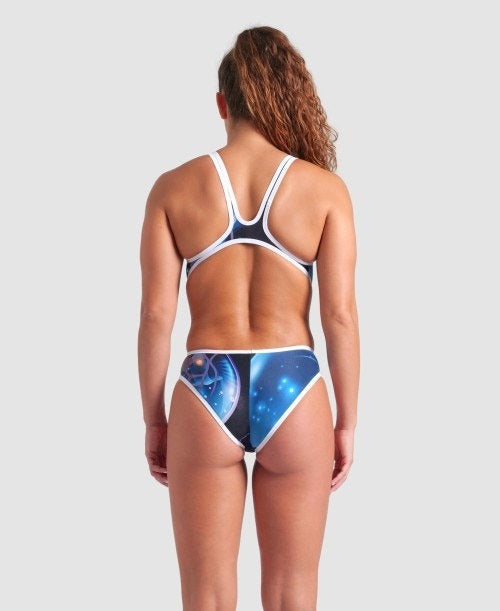 Arena Women's One Print Tech Back One Piece Swimsuit