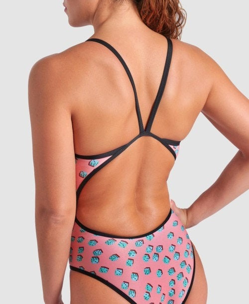 Arena Women's Dices Super Fly Back One Piece Swimsuit