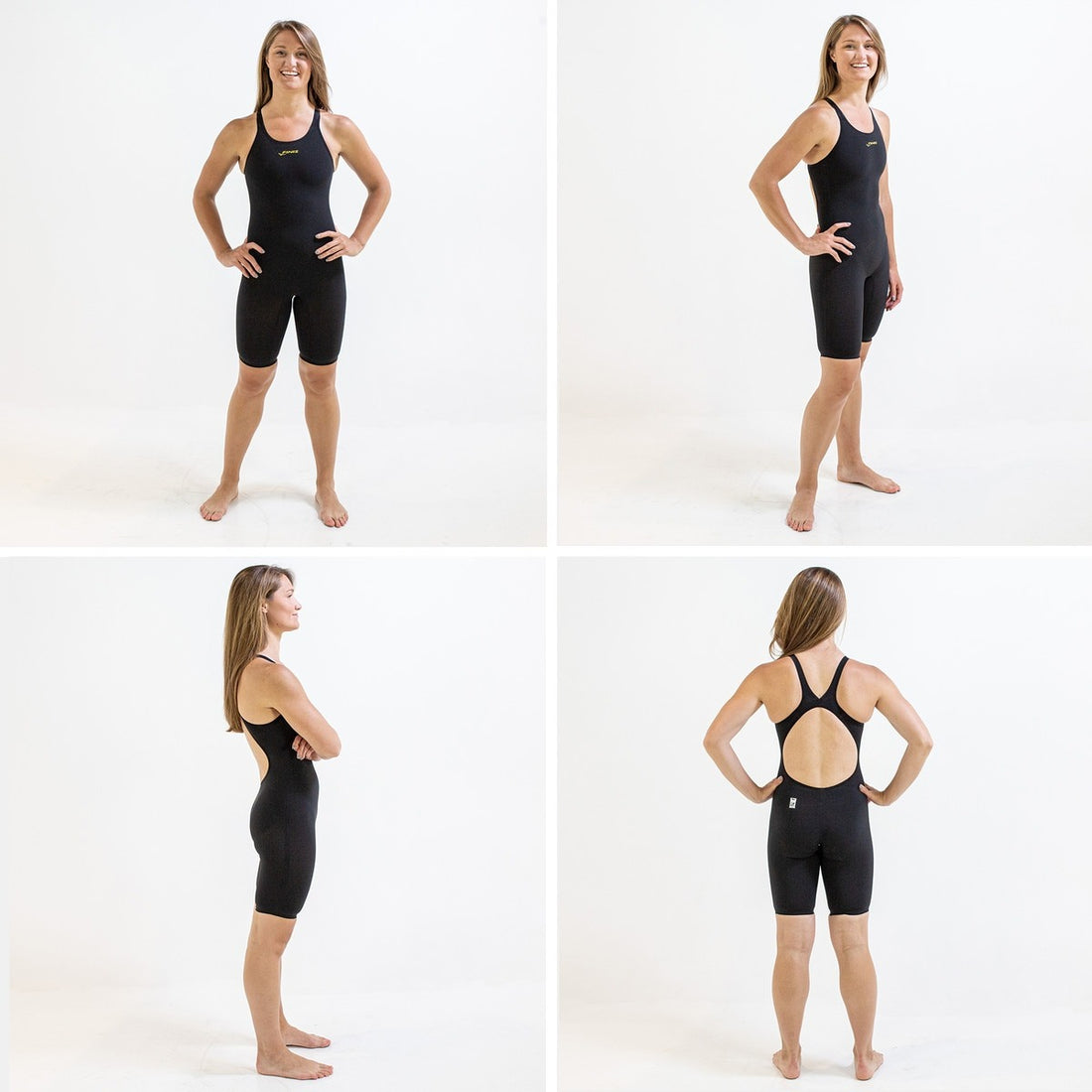 FINIS Fuse Open Back Kneeskin Tech Suit Swimsuit