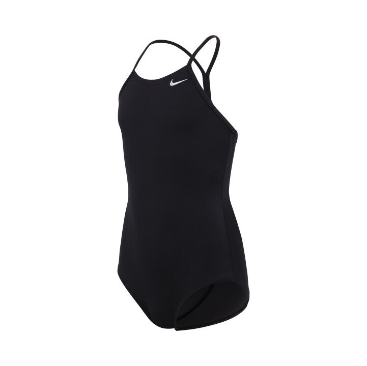 Nike Girls Solid Racerback One Piece Swimsuit