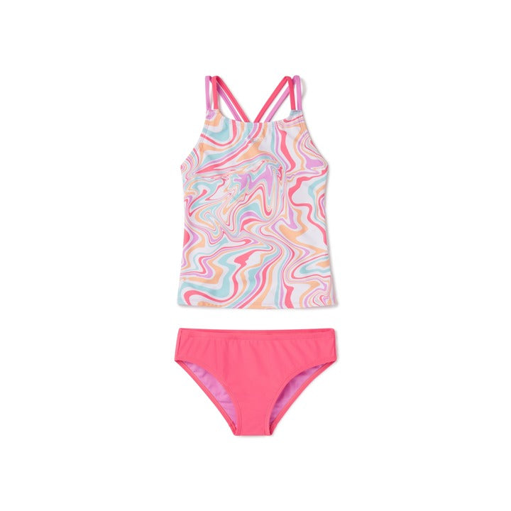 Speedo Print Tankini Set