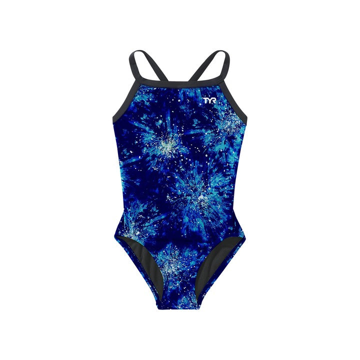 TYR Girls' Radiant Flaire Diamondfit One Piece Swimsuit