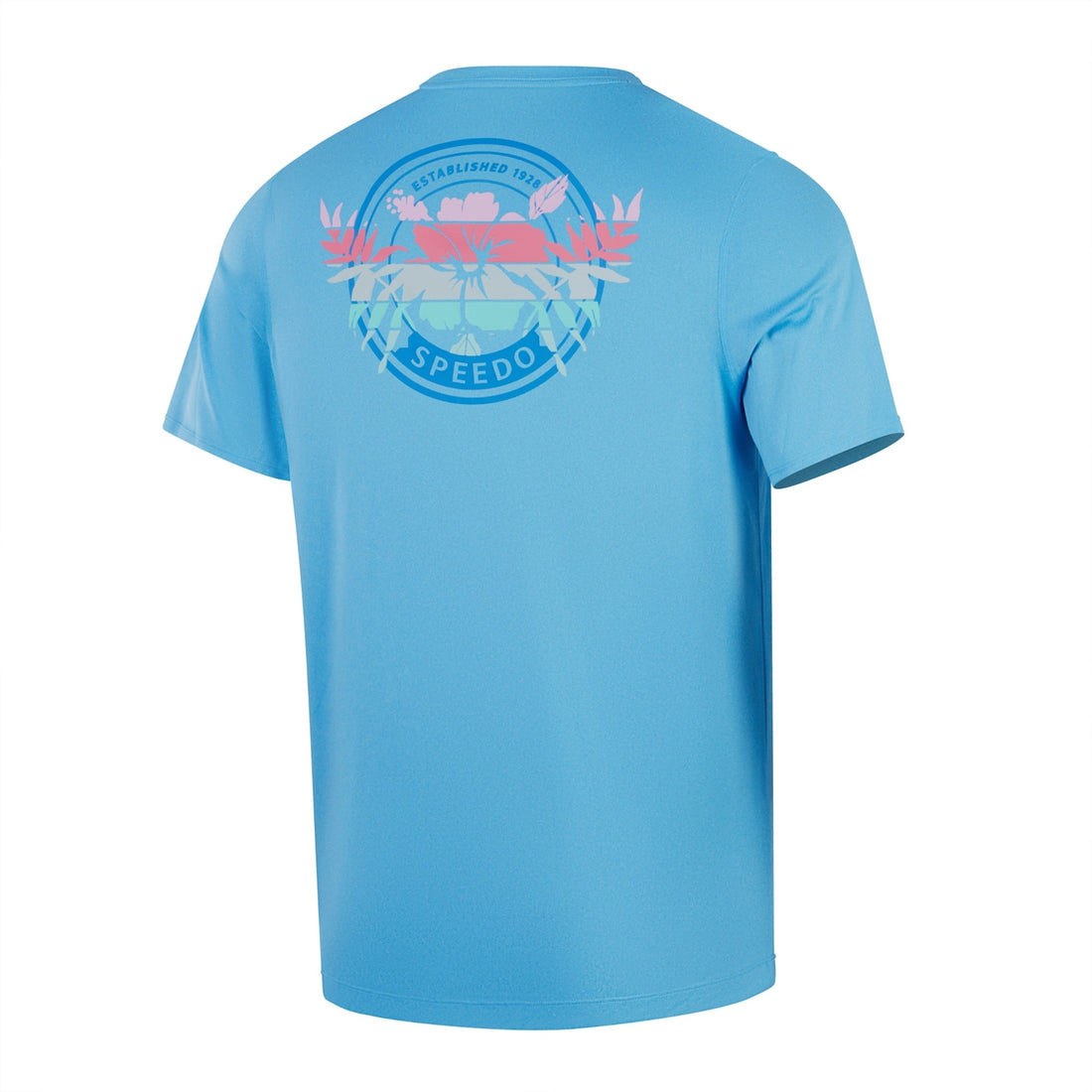 Speedo Men's Short Sleeve Graphic Swim Rashguard