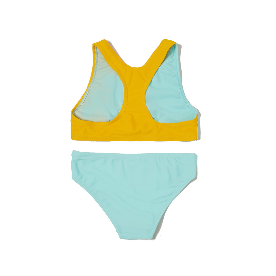 Speedo Girls' Solid Blocked Bikini Set