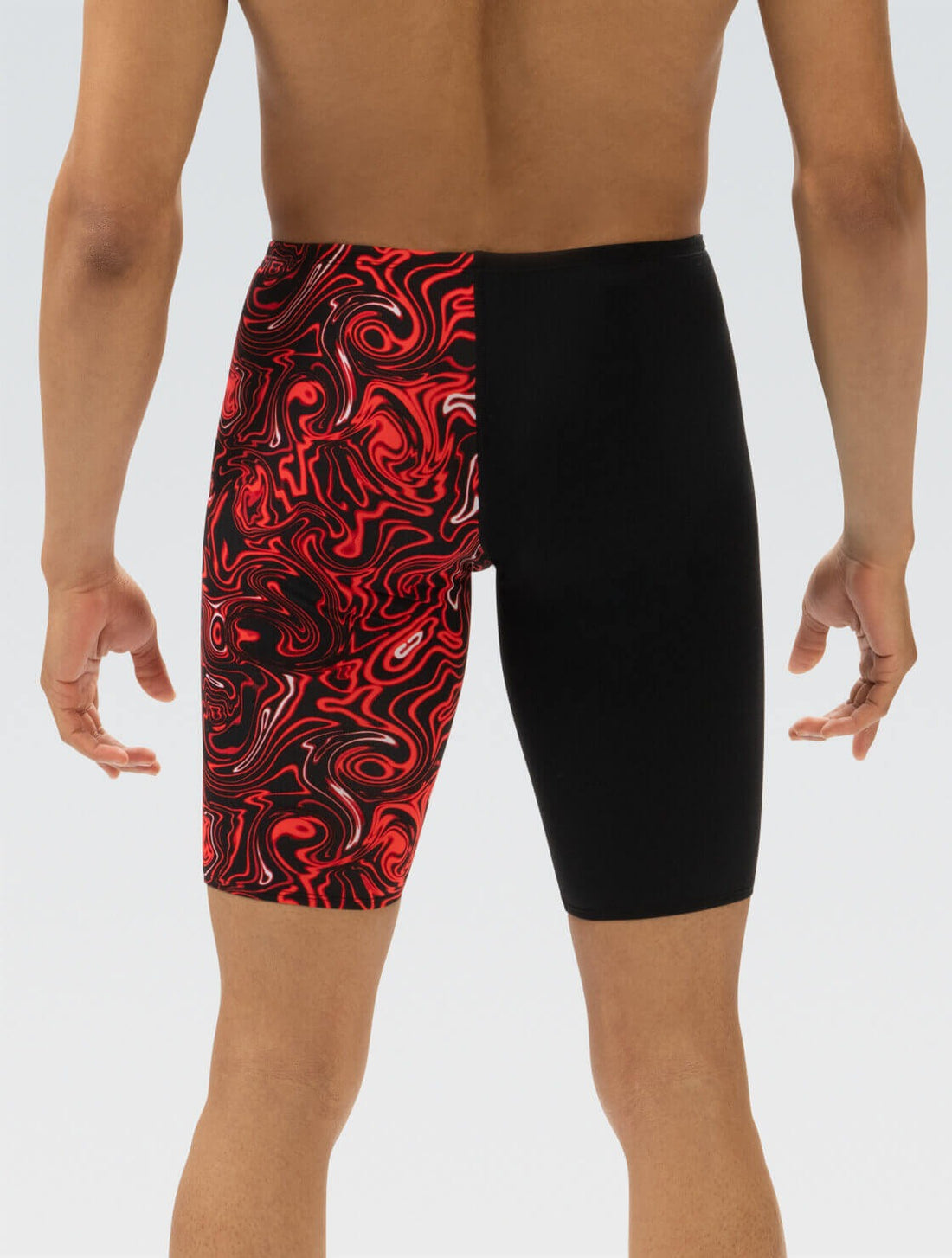 Dolfin Reliance Men's Printed Vapor Blue and Color Blocked Leg Jammer Extended Colors