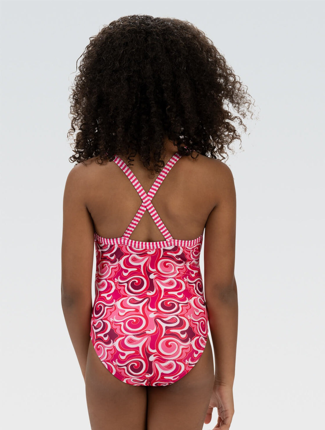 Dolfin Uglies Girls' Cascade Criss-Cross Back One Piece Swimsuit