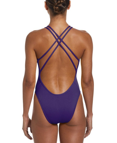 Nike Hydrastrong Solid Spiderback One Piece Swimsuit - Extended Colors