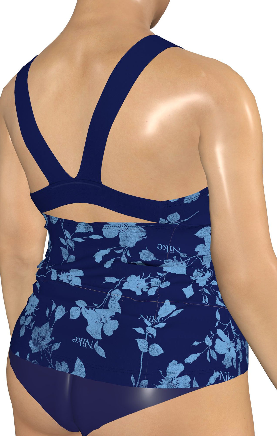Nike Women's V-Back Tankini Extended Sizes
