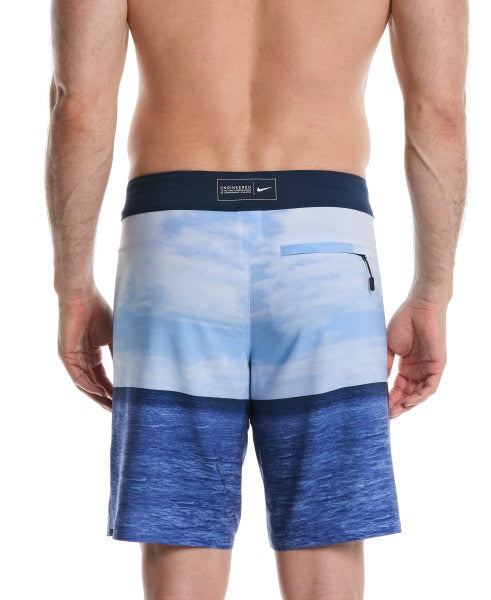 Nike Men's Fadeaway Sail Print 9 Inch Boardshort